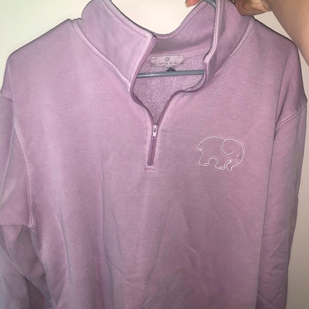 Ivory Ella quarter zip size M
